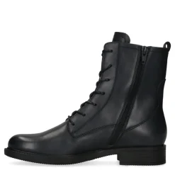 No Stress Blauwe leren veterlaarsjes^DAMES Enkellaarsjes