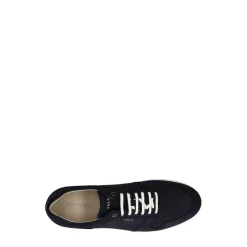 Van Lier Blauwe nubuck sneakers^Heren Sneakers