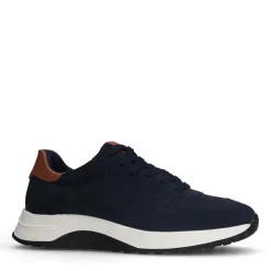 No Stress Blauwe suède sneakers^Heren Sneakers