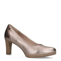 No Stress Bronzen leren pumps^DAMES Pumps