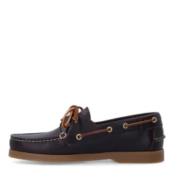 Manfield Bruine leren bootschoentjes^DAMES Loafers