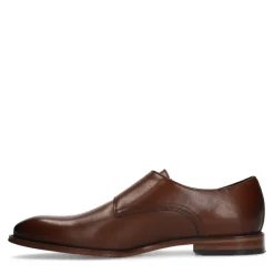 Van Lier Bruine leren gespschoenen^Heren Gespschoenen