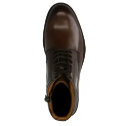 Manfield Bruine leren veterboots^Heren Boots