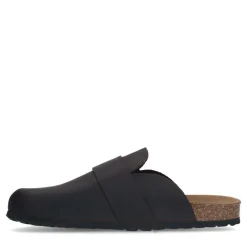 Manfield Bruine nubuck instappers^Heren Slippers & Sandalen
