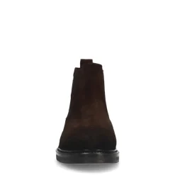Manfield Bruine suède chelsea boots^Heren Boots