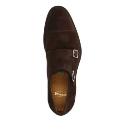 Heritage Bruine suède gespschoenen^Heren Gespschoenen