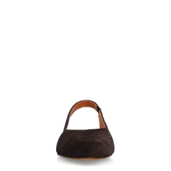 Manfield Bruine suède slingbacks^DAMES Pumps|Slingbacks