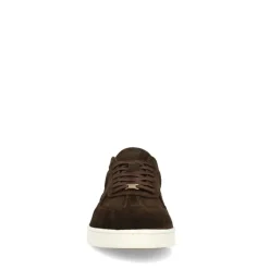 Manfield Bruine suède sneakers^Heren Sneakers