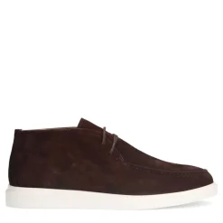 Manfield Bruine suède veterboots^Heren Boots
