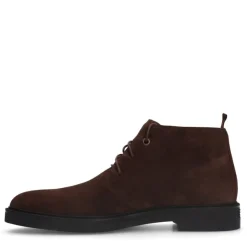 Manfield Bruine suède veterboots^Heren Boots