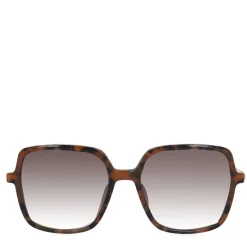 Manfield Bruine zonnebril met print^ Zonnebrillen