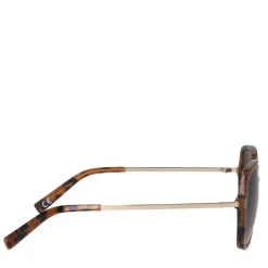 Manfield Bruine zonnebril met print^ Zonnebrillen