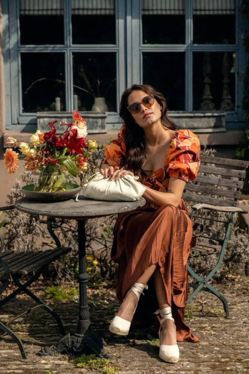 Manfield Canvas witte sleehakken^DAMES Espadrilles|Sandalen