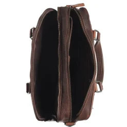 Manfield Cognac laptoptas 16 inch^ Laptoptassen