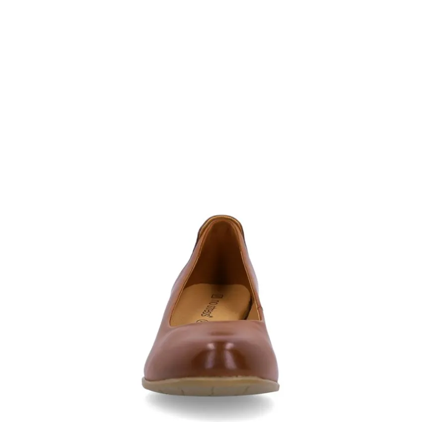 No Stress Cognac leren pumps^DAMES Pumps