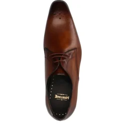 Heritage Cognac leren veterschoenen^Heren Veterschoenen