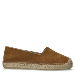 Manfield Cognac suède espadrilles^DAMES Espadrilles