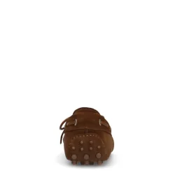 Manfield Cognac suède loafers^Heren Loafers