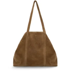 Manfield Cognac suède shopper^ Shoppers