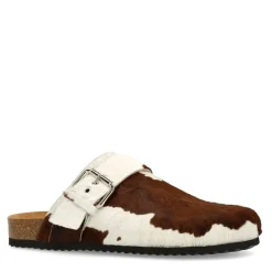 Manfield Cow clogs met gesp^DAMES Loafers