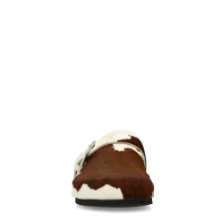 Manfield Cow clogs met gesp^DAMES Loafers