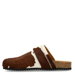 Manfield Cow clogs met gesp^DAMES Loafers