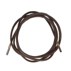 Manfield Donkerbruine schoenveters waxed (75 cm)^ Overig