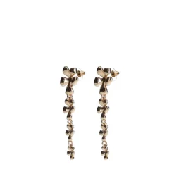 Manfield Goude bloemetjes oorbellen^ Sieraden