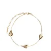 Manfield Gouden armband met hartjes^ Sieraden