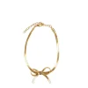 Manfield Gouden armband met strik detail^ Sieraden