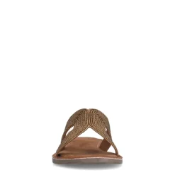 Manfield Gouden kralen slippers^DAMES Slippers