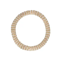 Manfield Gouden kralenarmband met details^ Sieraden