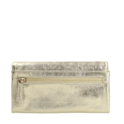 Manfield Gouden leren clutch^ Clutches