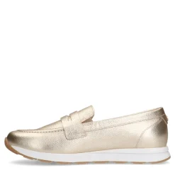 No Stress Gouden leren loafers^DAMES Loafers