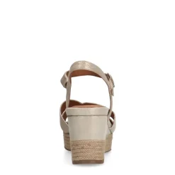 No Stress Gouden leren sleehakken^DAMES Espadrilles|Sandalen