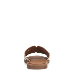 No Stress Gouden leren slippers^DAMES Slippers