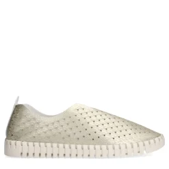 Manfield Gouden loafers^DAMES Loafers