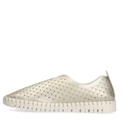 Manfield Gouden loafers^DAMES Loafers