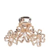 Manfield Gouden metalen bloemetjes klem^ Haaraccessoires