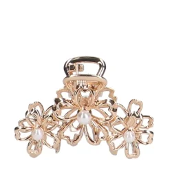 Manfield Gouden metalen bloemetjes klem^ Haaraccessoires