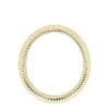 Manfield Gouden ribbel statement armband^ Sieraden