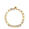 Manfield Gouden schakel armband^ Sieraden