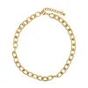 Manfield Gouden schakel ketting^ Sieraden
