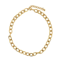 Manfield Gouden schakel ketting^ Sieraden