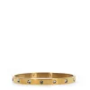 Manfield Gouden stalen armband met diamantjes^ Sieraden