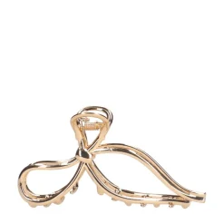 Manfield Gouden strikken haarklem^ Haaraccessoires