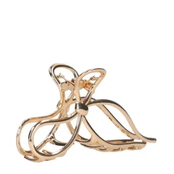 Manfield Gouden strikken haarklem^ Haaraccessoires