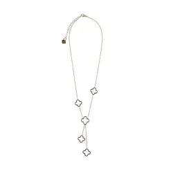 Manfield Goudkeurige klavertjes ketting^ Sieraden