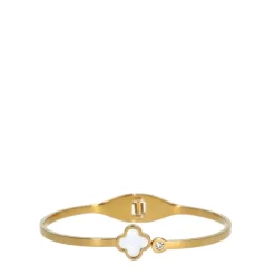 Manfield Goudkleurige bangle armband^ Sieraden