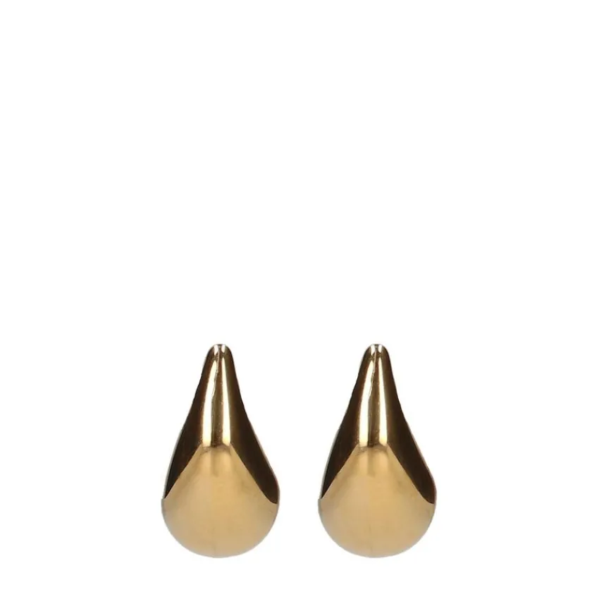 Manfield Goudkleurige druppel oorbellen M^ Sieraden